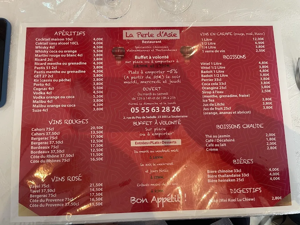 Menu_La Perle d'Asie_Souterraine_image_1
