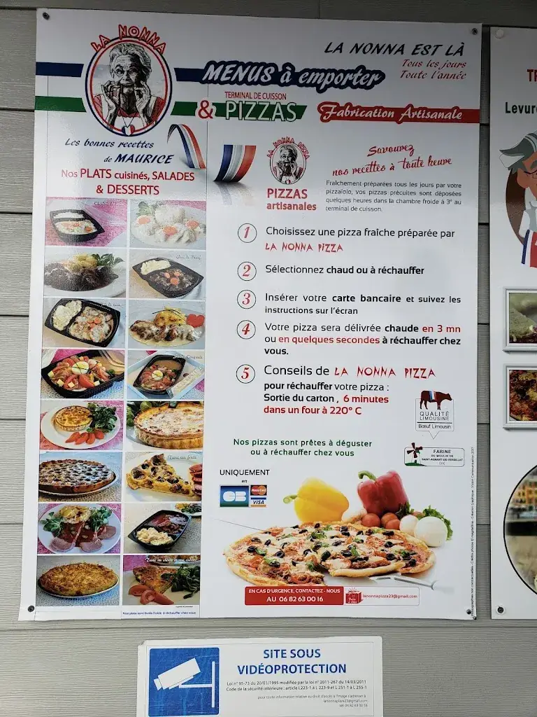 Menu_LA NONNA PIZZA_Souterraine_imagen_3