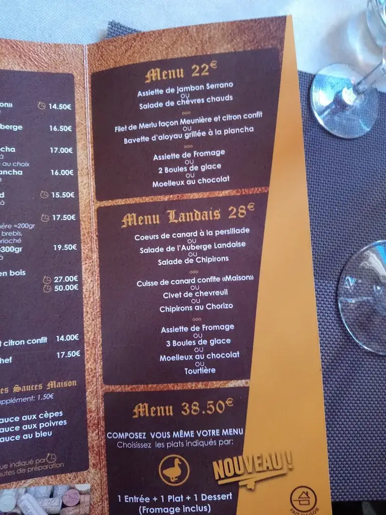 Menu_Auberge Landaise_Lüe_image_3
