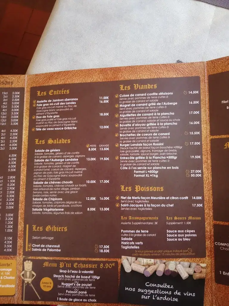 Menu_Auberge Landaise_Lüe_image_4