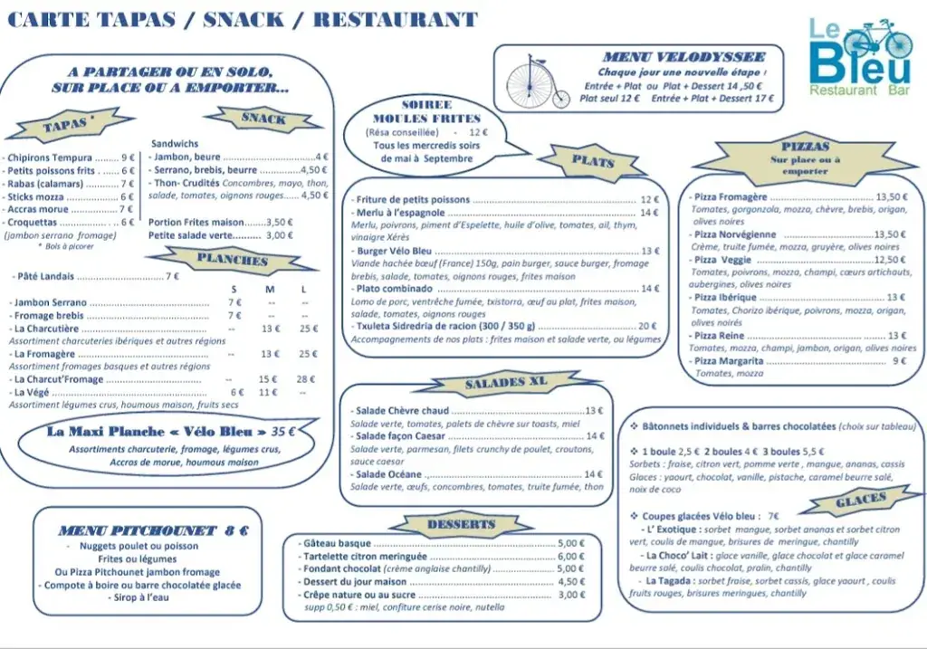 Menu_Le velo bleu_Labenne_image_3