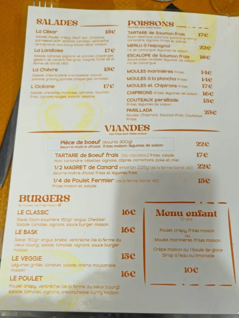 Menu_Restaurant le k’osy_Labenne_image_4