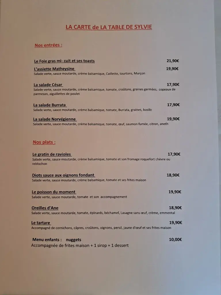 Menu_La table de Sylvie 38350 la Mure_Mure_image_1