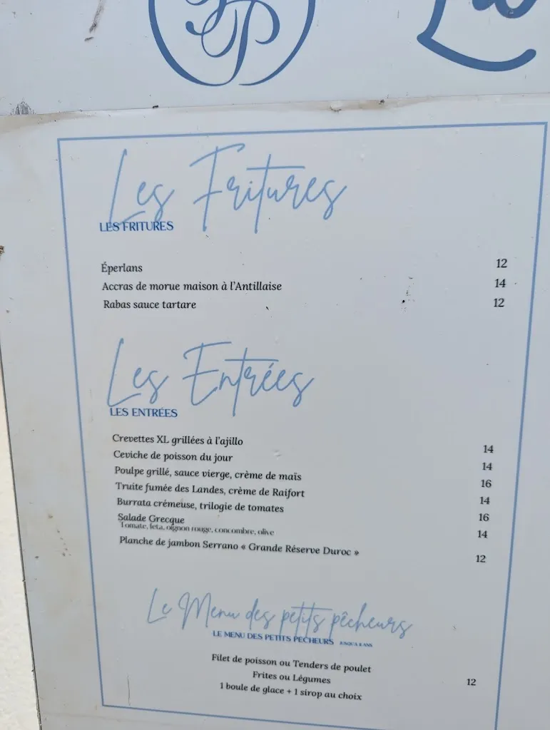 Menu_La Plancha du pêcheur_Ondres_image_3