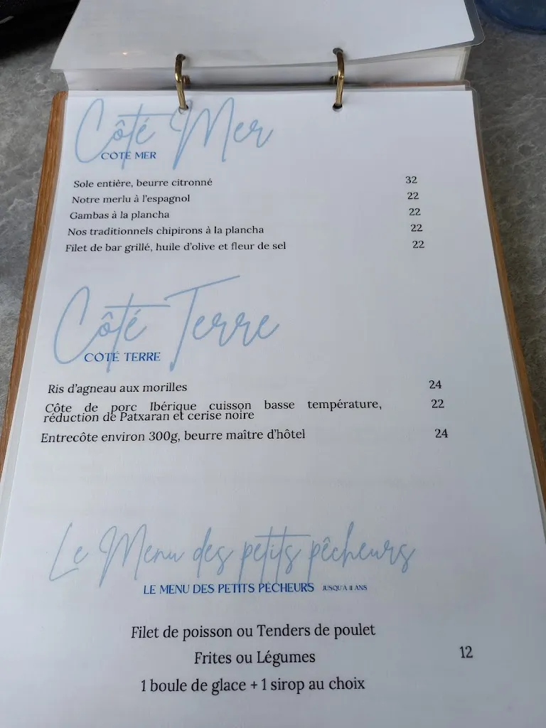 Menu_La Plancha du pêcheur_Ondres_image_4