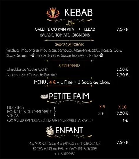 Menu_Le lux_Labenne_image_1