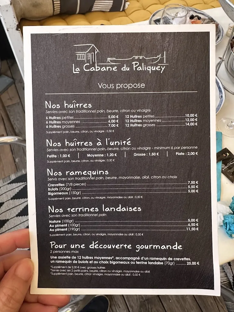 Menu_La Cabane Du Paliquey_Teste-de-Buch_image_3