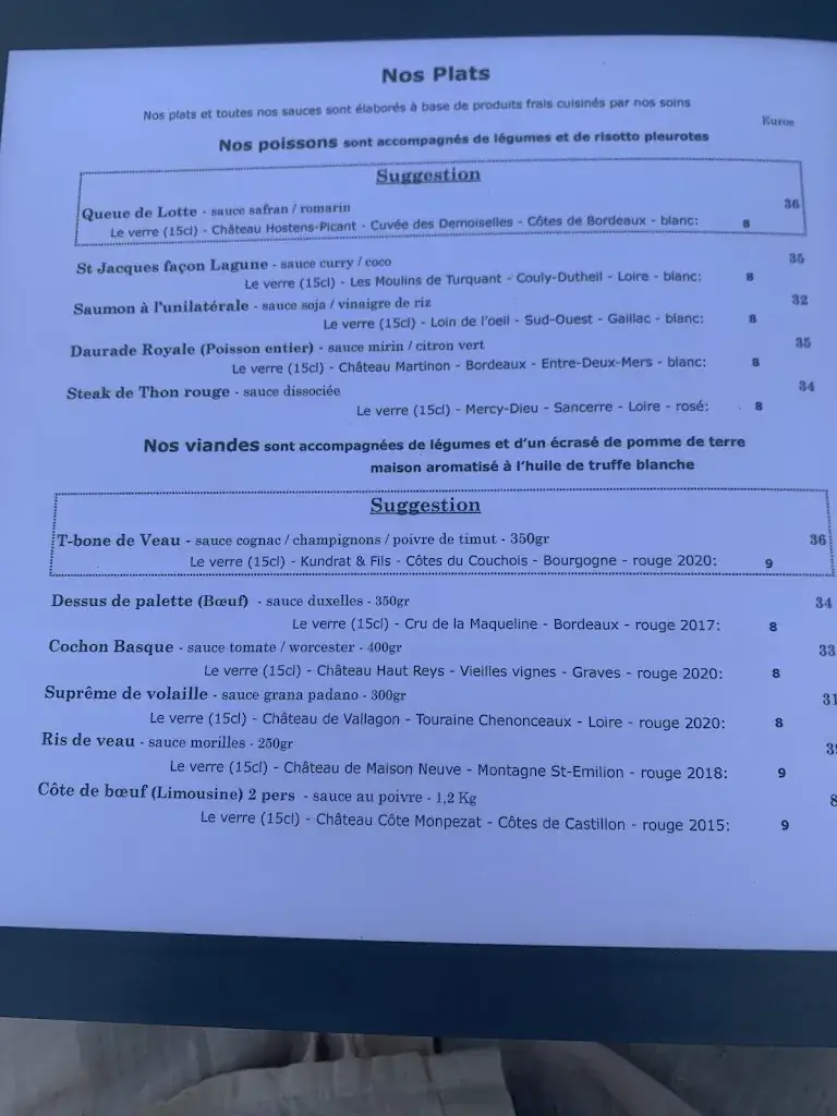Menu_Restaurant La Lagune_Teste-de-Buch_image_2