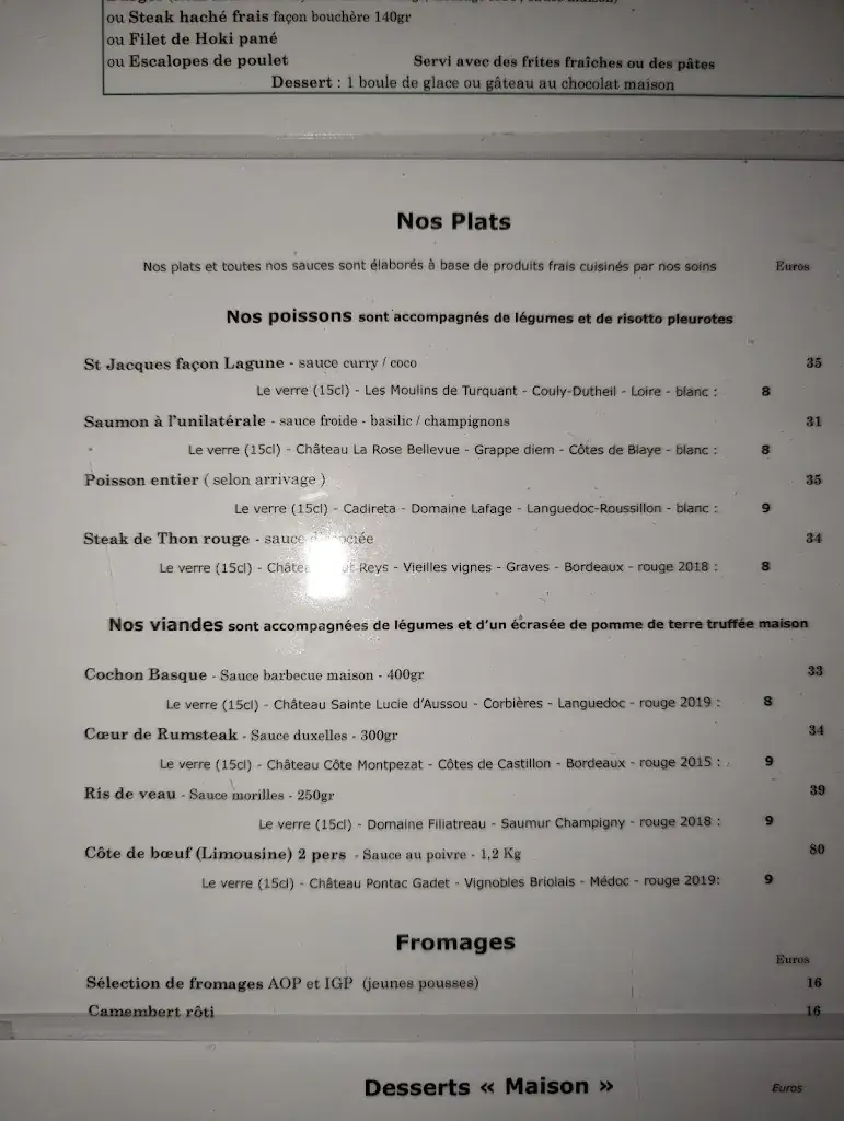 Menu_Restaurant La Lagune_Teste-de-Buch_image_3