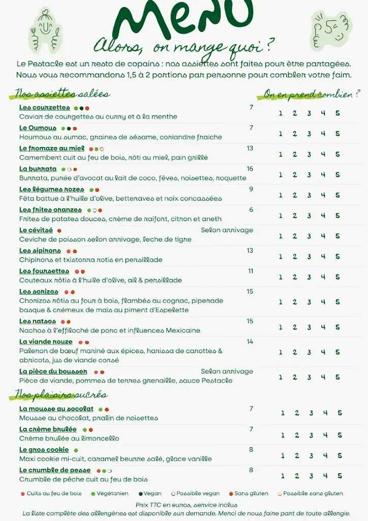 Menu_Le Pestacle - Restaurant La Teste de Buch_Teste-de-Buch_image_1