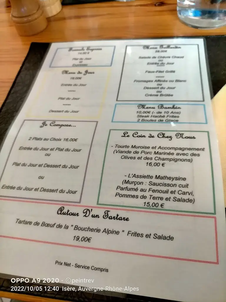 Menu_The Larch_Mure_immagine_1