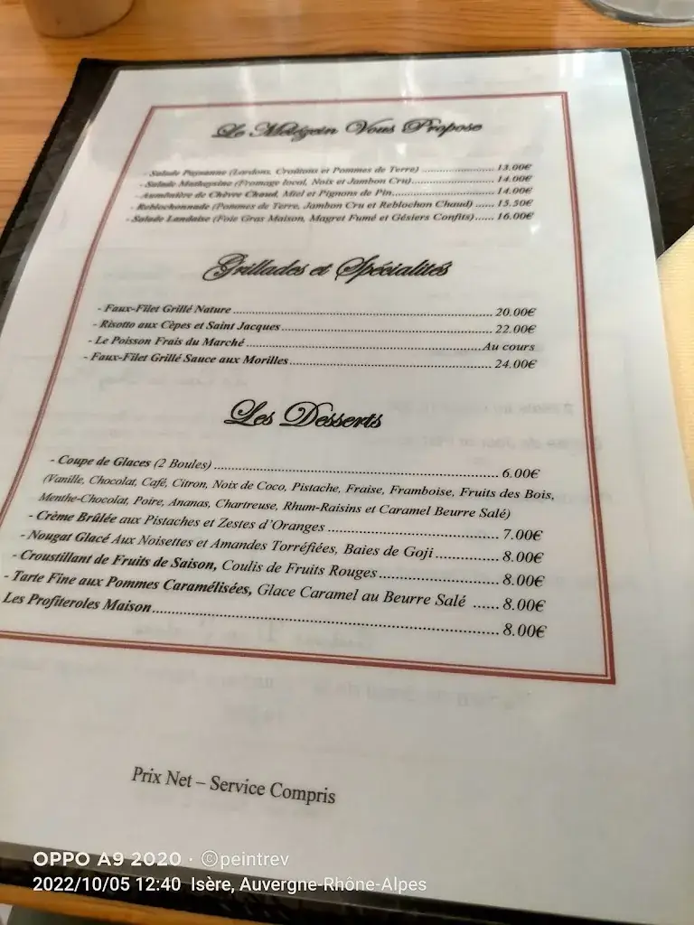 Menu_The Larch_Mure_immagine_3