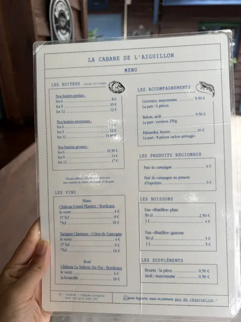 Menu_La Cabane de l'Aiguillon_Teste-de-Buch_image_2