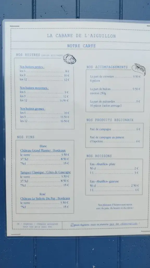 Menu_La Cabane de l'Aiguillon_Teste-de-Buch_image_3