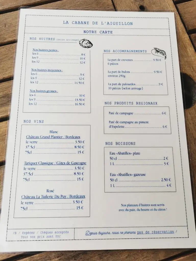 Menu_La Cabane de l'Aiguillon_Teste-de-Buch_image_4