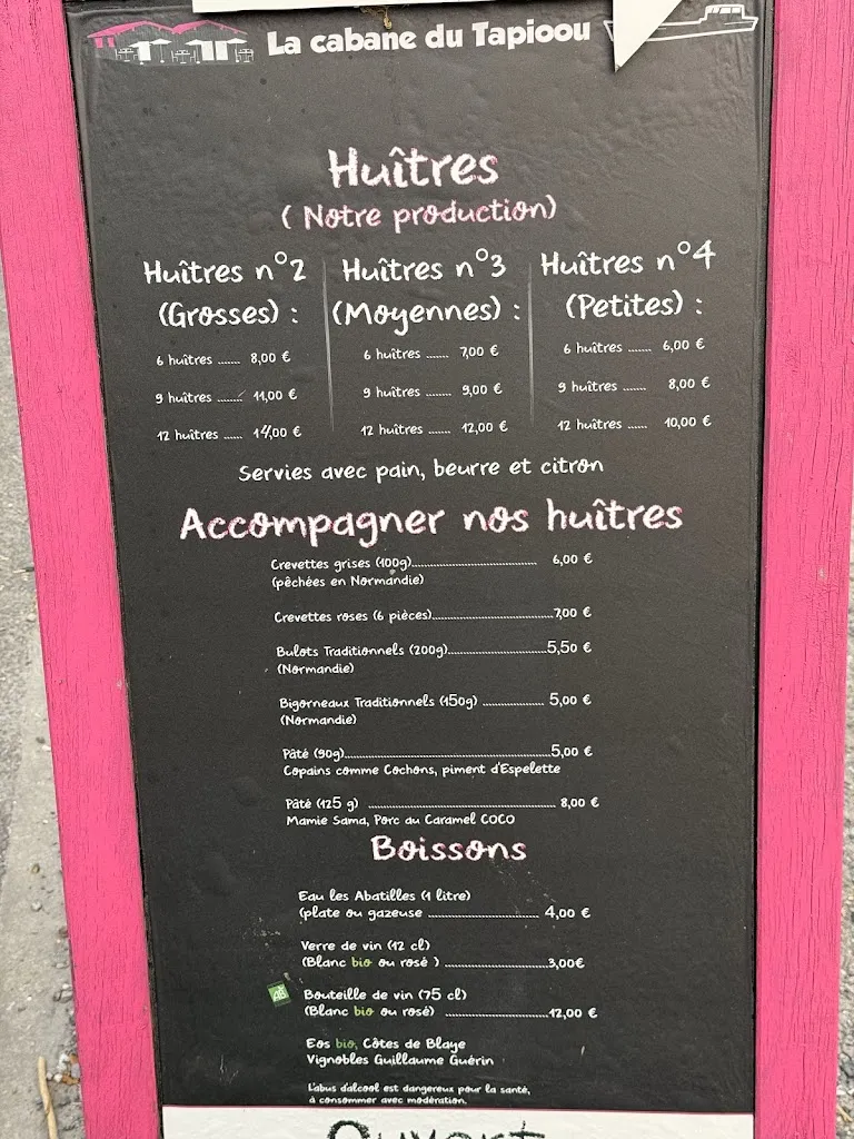 Menu_La Cabane du tapioou_Teste-de-Buch_image_1