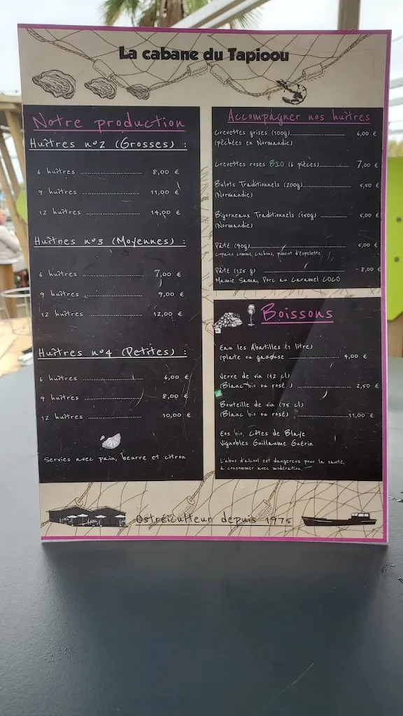 Menu_La Cabane du tapioou_Teste-de-Buch_image_3