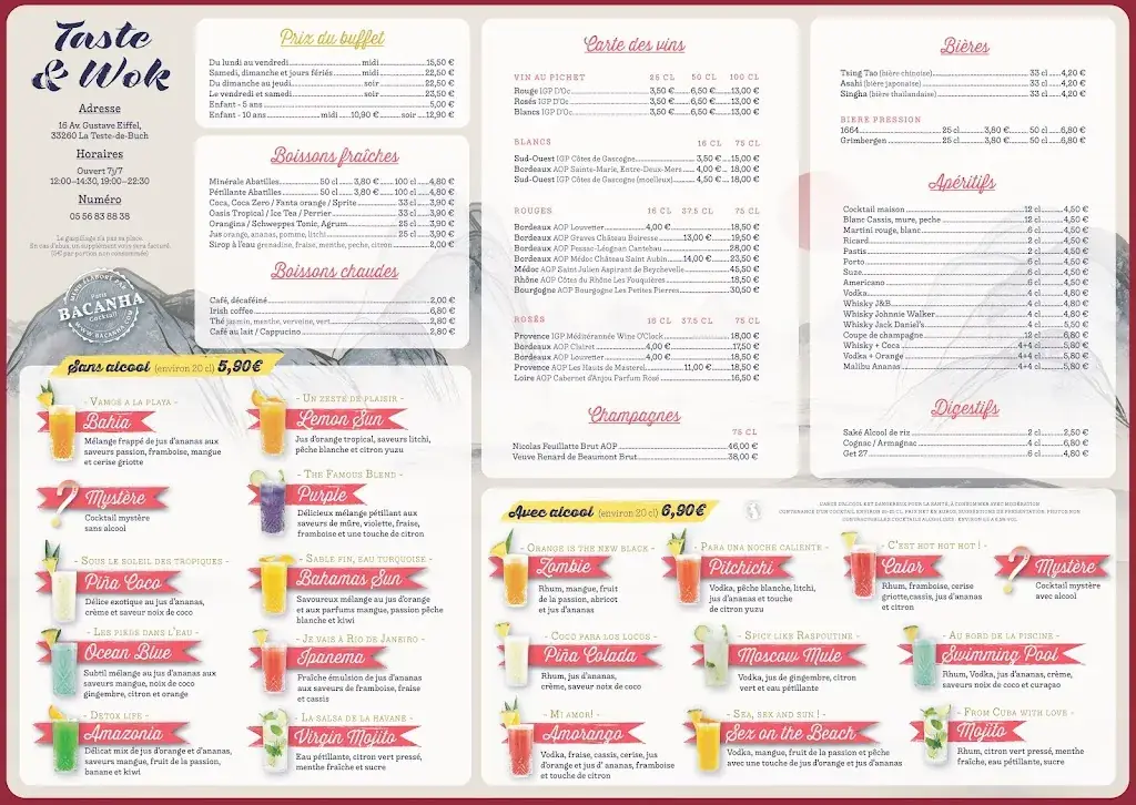 Menu_Taste & Wok - Restaurant Buffet Asiatique à La Teste De Buch_Teste-de-Buch_image_1