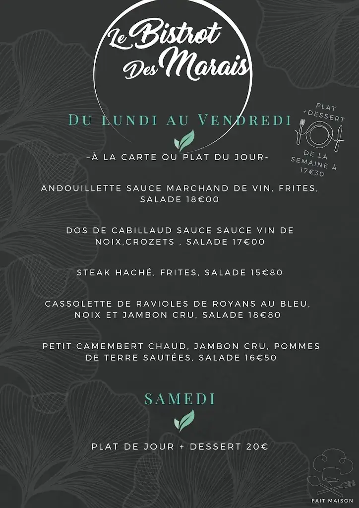 Menu_Le Bistrot Des Marais_Mure_image_1