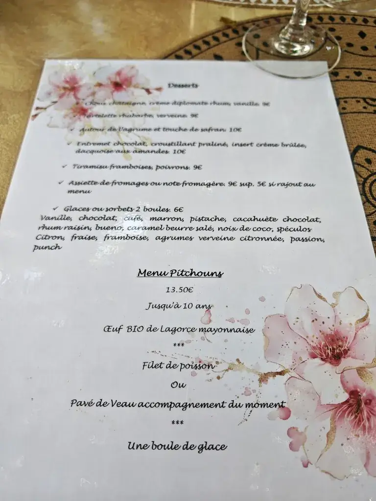 Menu_Restaurant Les Tilleuls_Lagorce_image_2