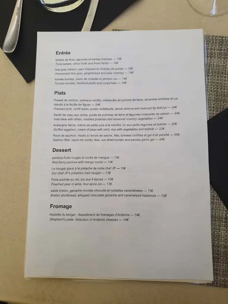 Menu_Restaurant Le Pont des Mazes_Vallon-Pont-d'Arc_image_1