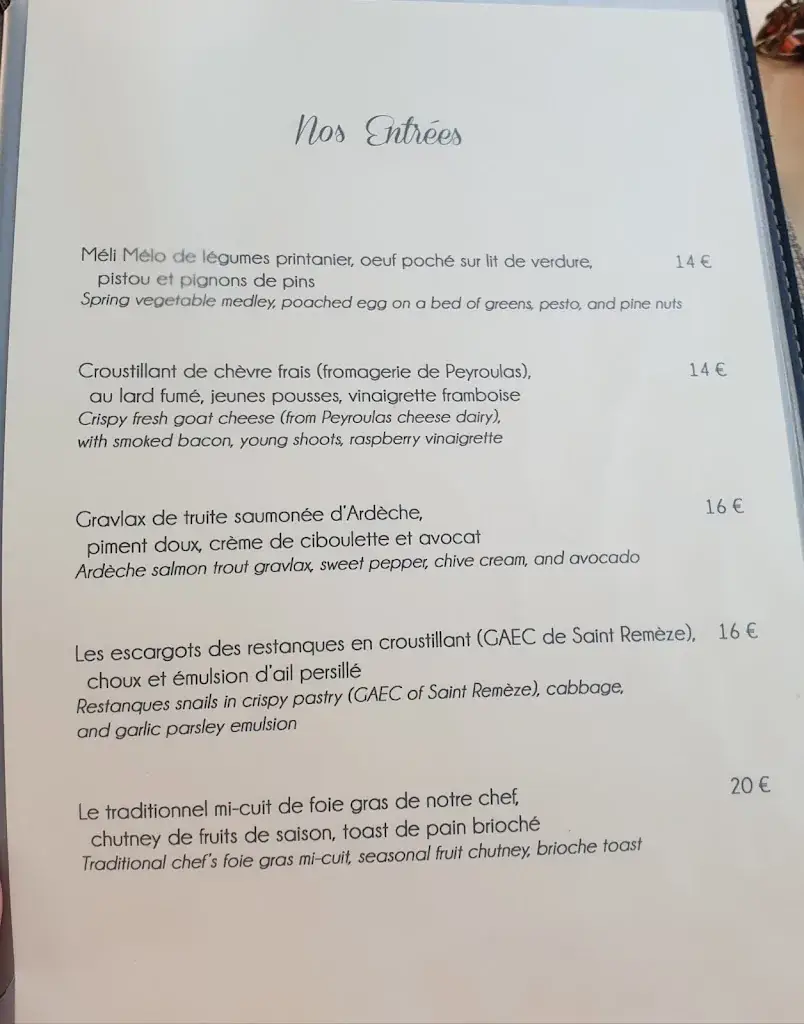 Menu_Restaurant Le Pont des Mazes_Vallon-Pont-d'Arc_image_3