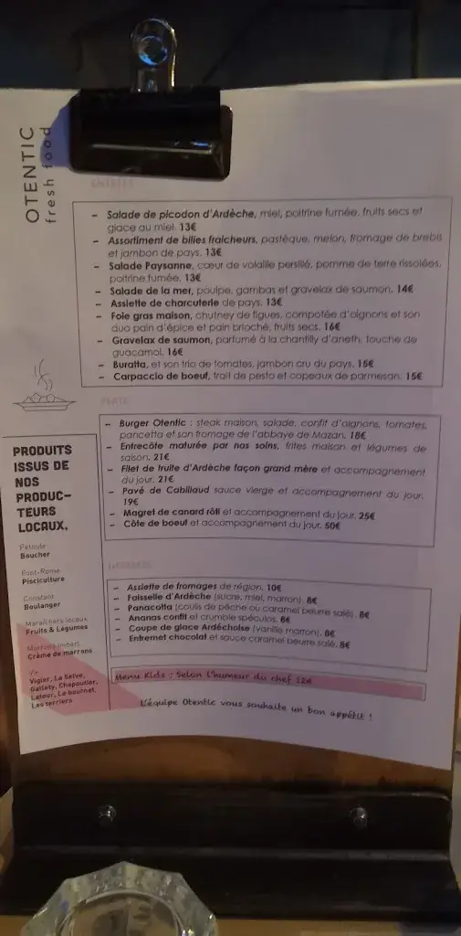 Menu_Otentic Fresh Food Restaurant_Lagorce_image_2