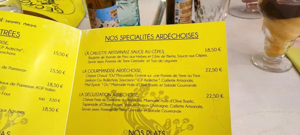 Menu_Le Gecko Bar_Vallon-Pont-d'Arc_immagine_3