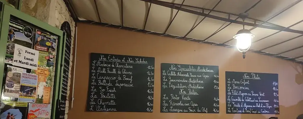 Menu_Le Gecko Bar_Vallon-Pont-d'Arc_immagine_4