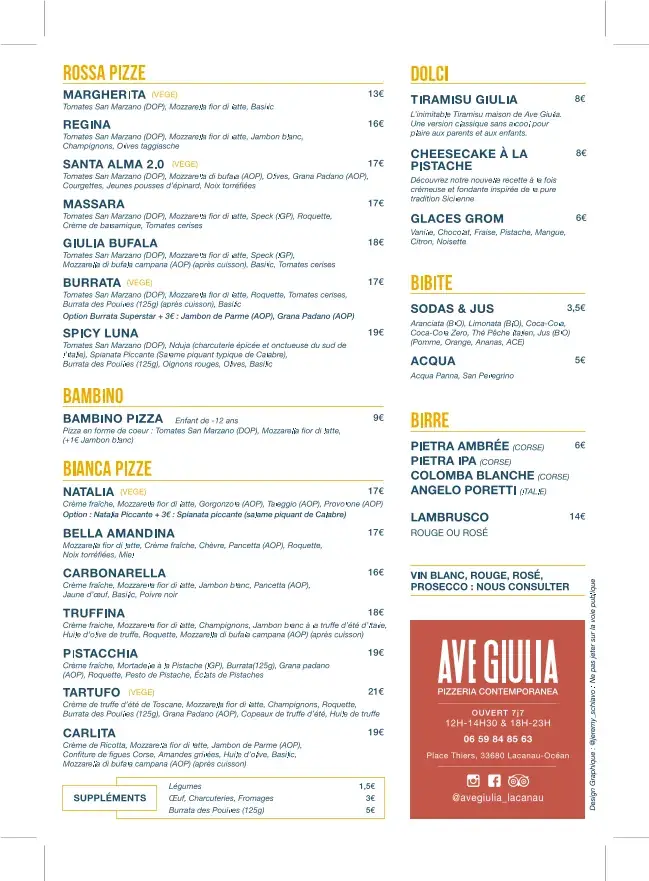 Menu_AVE GIULIA Lacanau_Lacanau_image_1