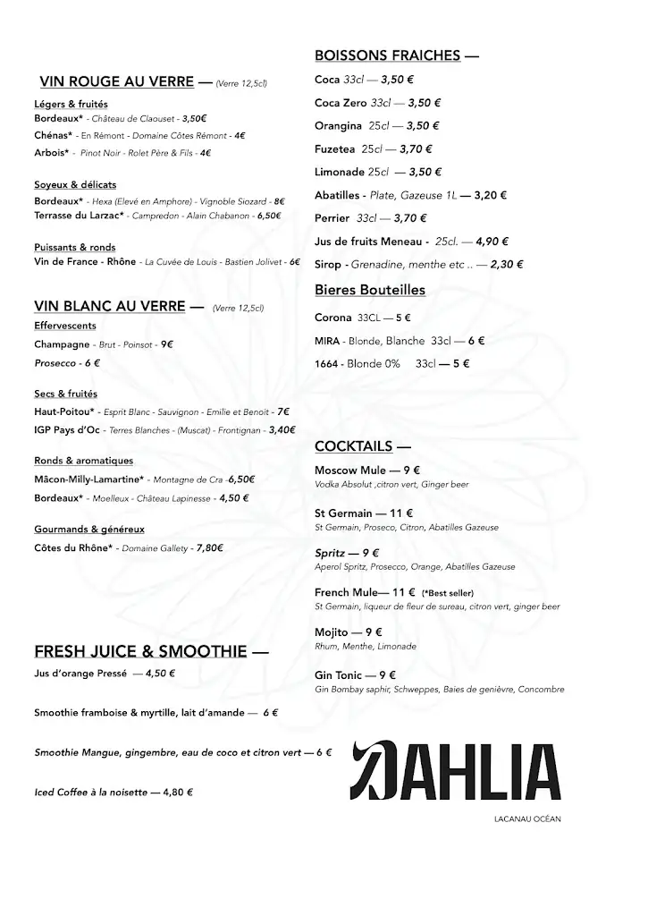 Menu_Le Dahlia_Lacanau_image_1