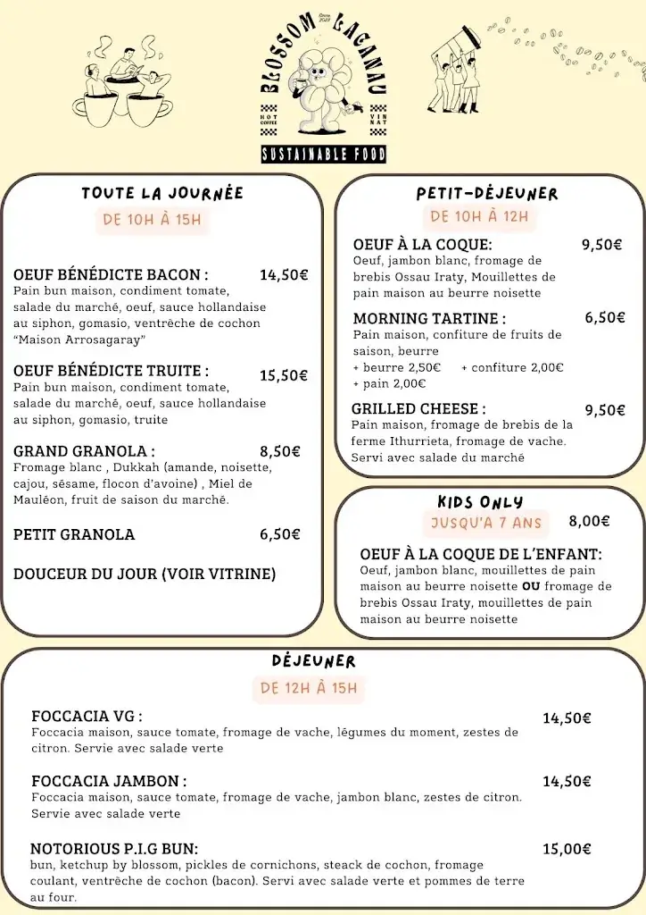 Menu_Blossom océan Lacanau_Lacanau_image_2