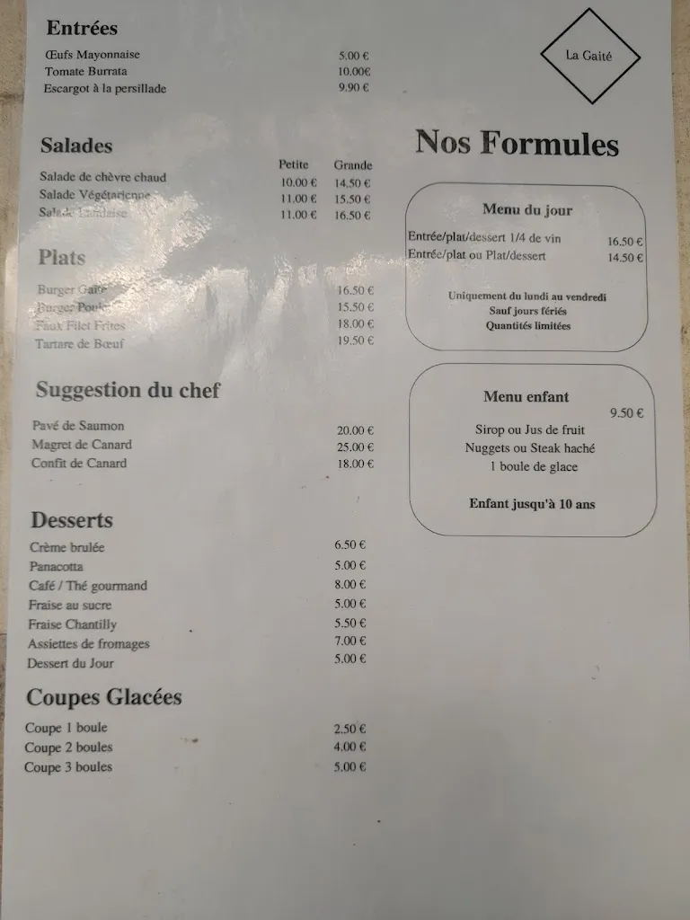Menu_Restaurant La Gaïté_Lacanau_image_2