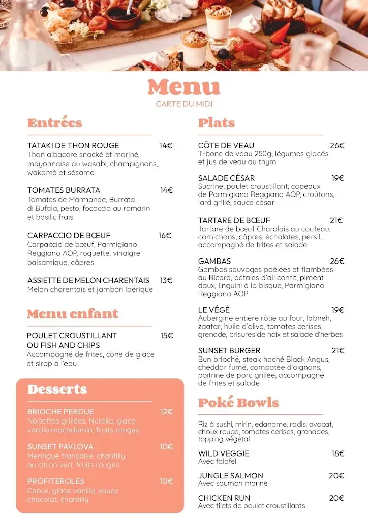 Menu_Sunset Café_Lacanau_image_1