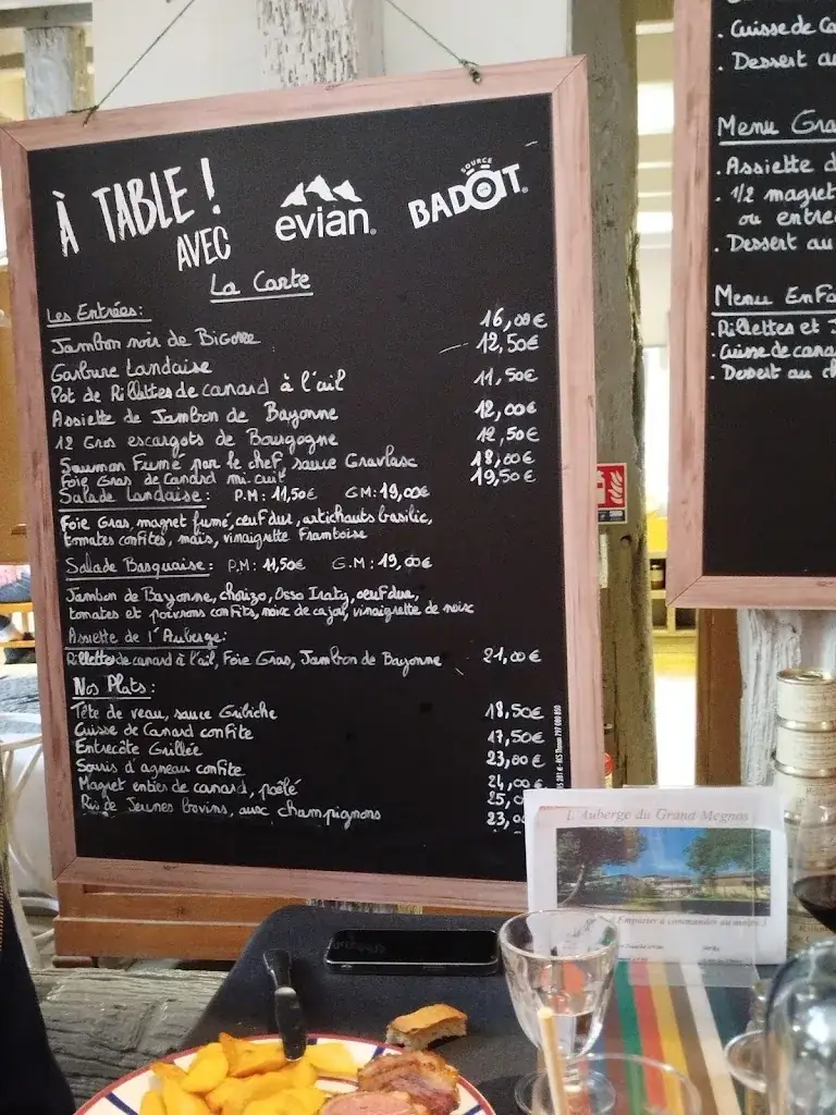 Menu_Auberge du Grand Mégnos_Bougue_image_2