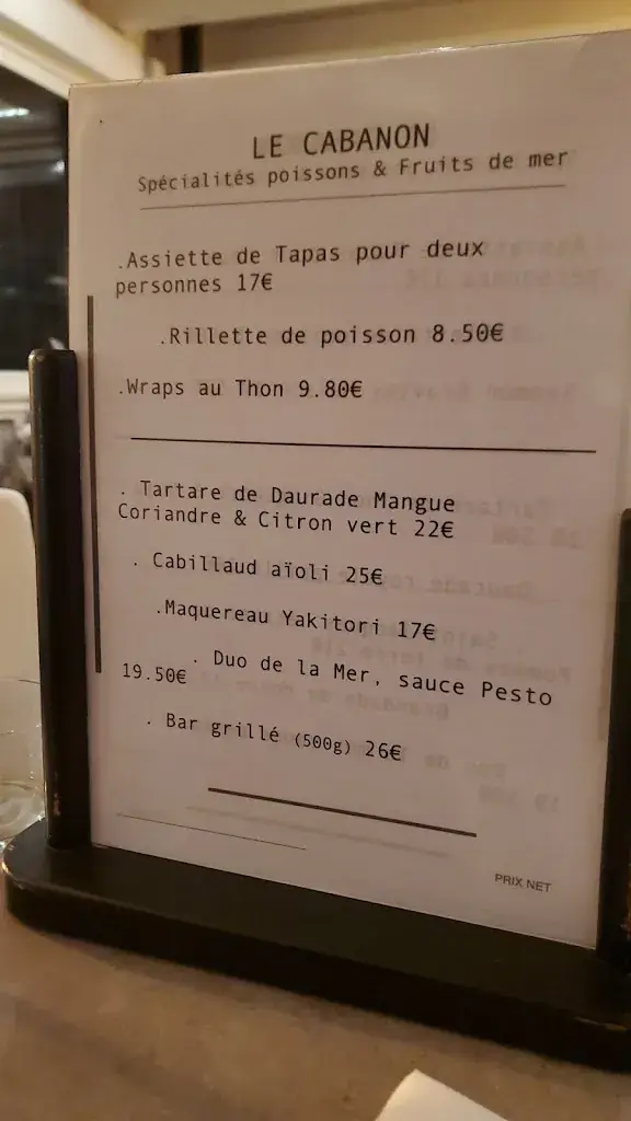 Menu_La Terrasse de la Poissonnerie du Port de Lanton_Lanton_image_2