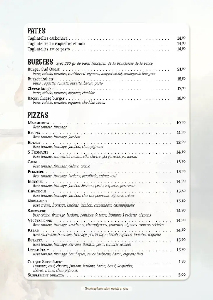 Menu_Le Coulobre_Lalinde_image_1