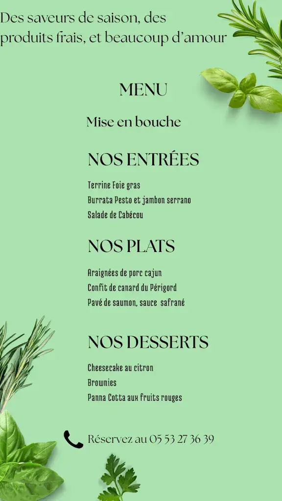 Menu_La Petite Cuillère_Lalinde_image_2