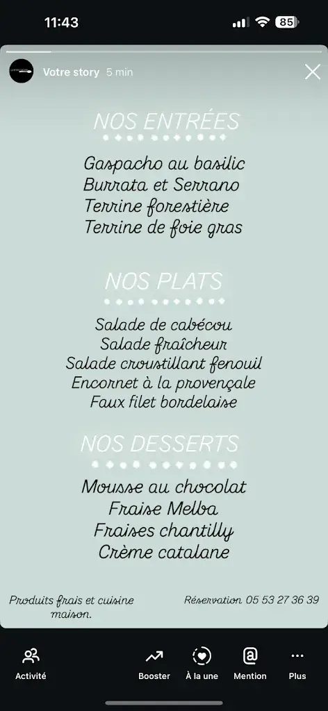 Menu_La Petite Cuillère_Lalinde_image_3