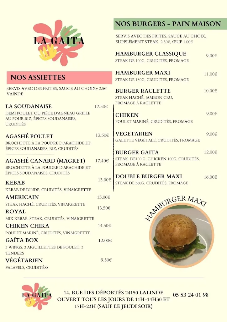 Menu_La Gaita_Lalinde_image_3