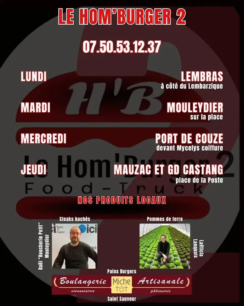 Le Hom'Burger 2 ristorante a Lalinde