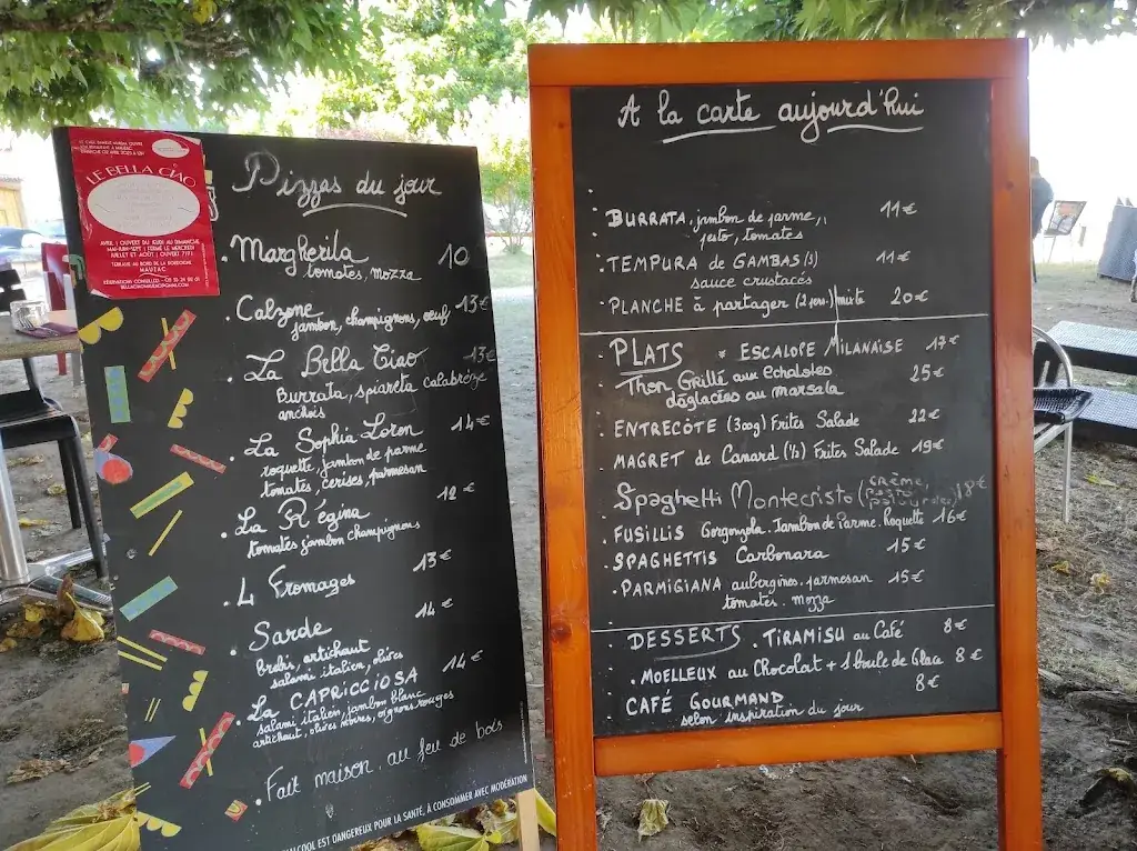 Menu_LE BELLA CIAO 1 PLACE DU PORT 24150 MAUZAC ET GRAND CASTANG_Mauzac-et-Grand-Castang_image_3