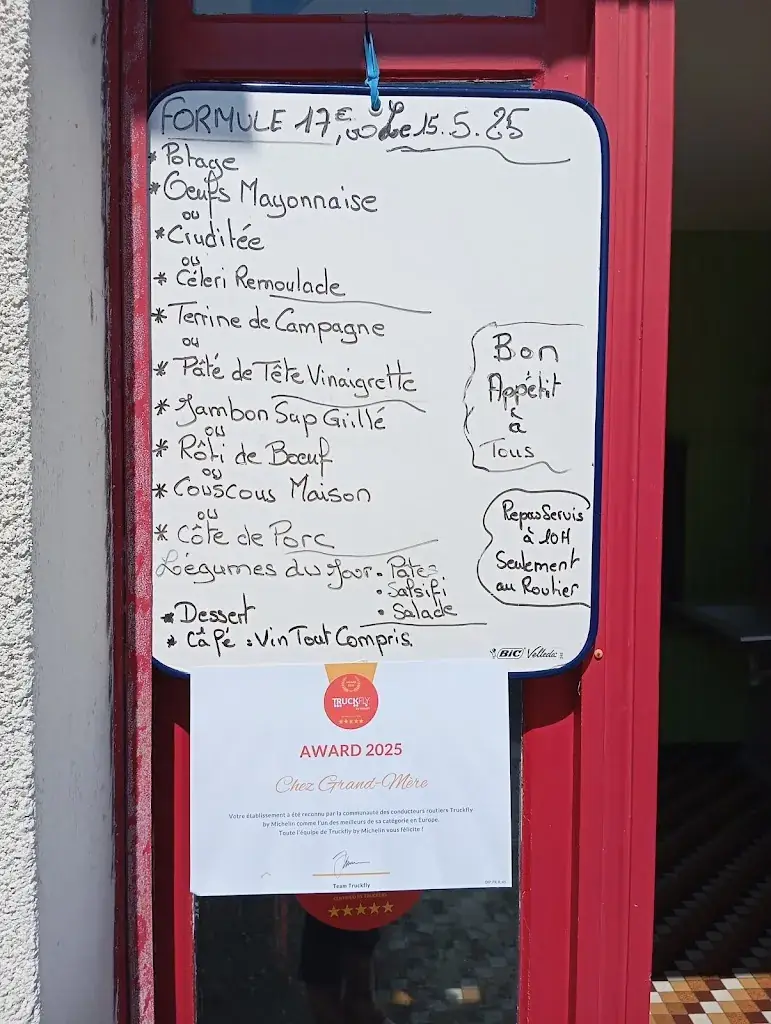 Menu_Chez Grand mere_Laruscade_image_1