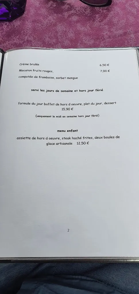 Menu_Restaurant Le Roquentin_Laroque-Timbaut_image_4