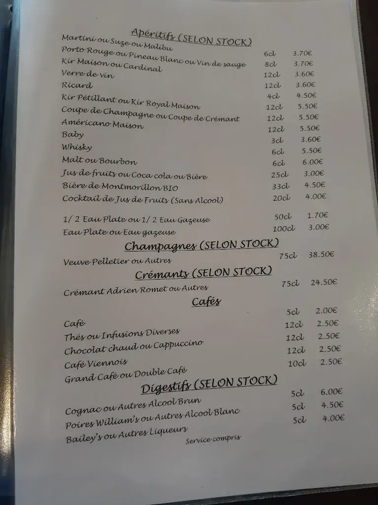 Menü_Le Roman Des Saveurs_Montmorillon_Bild_2