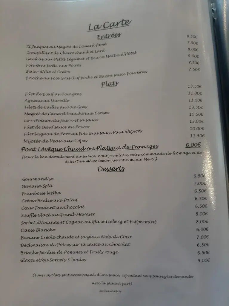 Menü_Le Roman Des Saveurs_Montmorillon_Bild_3