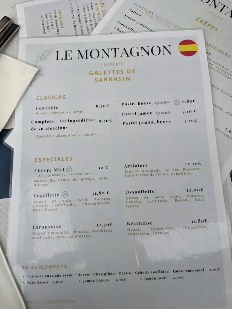Menu_Crêperie Le Montagnon_Laruns_immagine_4