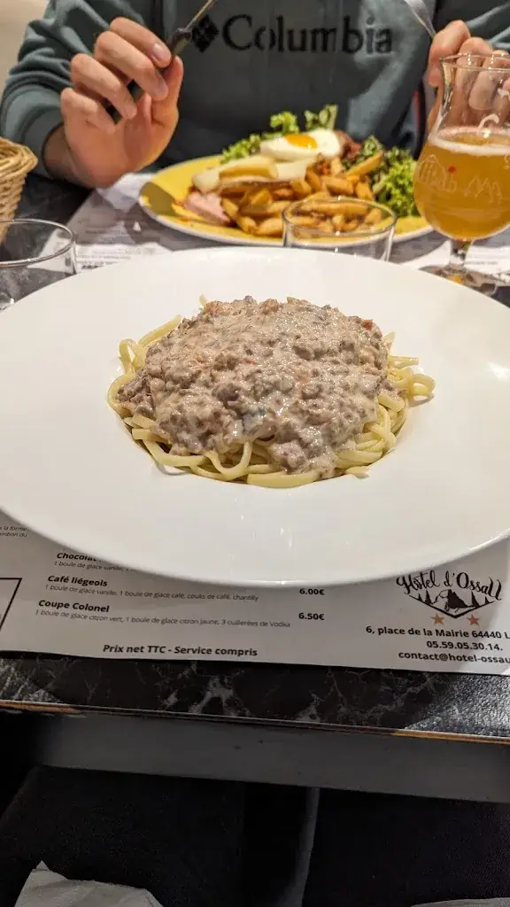 Menu_Hôtel d'Ossau Restaurant Bar Pizzeria_Laruns_image_6