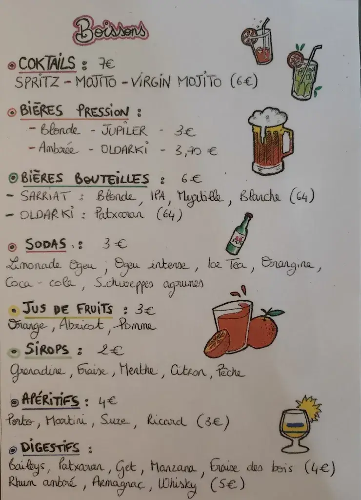 Menu_Auberge chez Trey_Béost_image_2