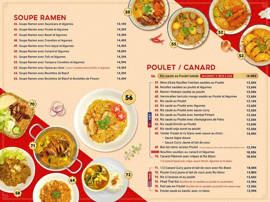 Menu_Rêve d'Asie Thaï and Viêt Street Food Le Barp_Barp_image_3